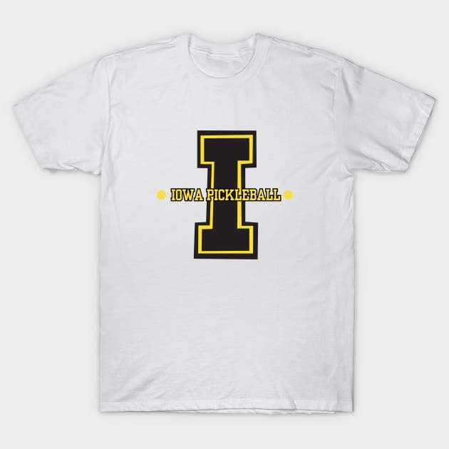 Iowa Varsity Pickleball Logo Wear T-Shirt by Hayden Mango Collective 